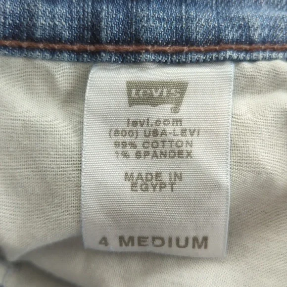 Levi's 515 Boot Cut Jeans 4M Blue Pockets - Picture 4 of 16